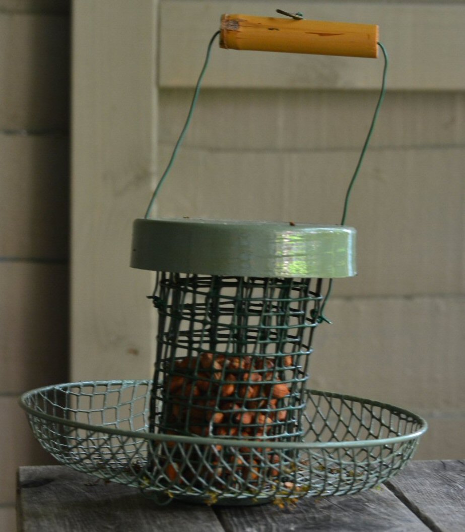 peanut bird feeder